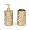 Harry Potter Bathroom Organizer Set - 4 Piece Hogwarts Crest Includes Soap Dispenser, Soap Dish, Toothbrush Holder, and Tumbler - 2 of 4