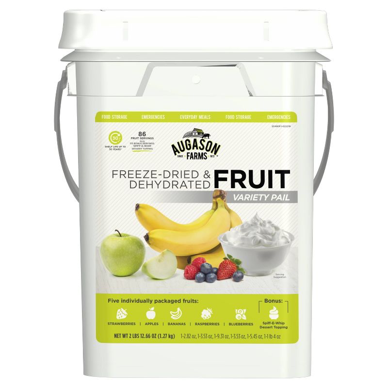 Augason Farms Freeze Dried Fruit Variety Pack Kit - 2lbs, 1 of 9