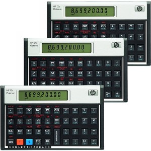 HP 12C Platinum Financial Calculator - Algebraic or RPN - 3pk - 1 of 1