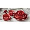 tagltd Reactive Glaze Dinner Plate Red - 2 of 4