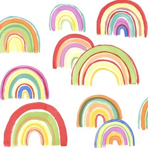 Over the Rainbow Multicolor Wallpaper - 1 of 4