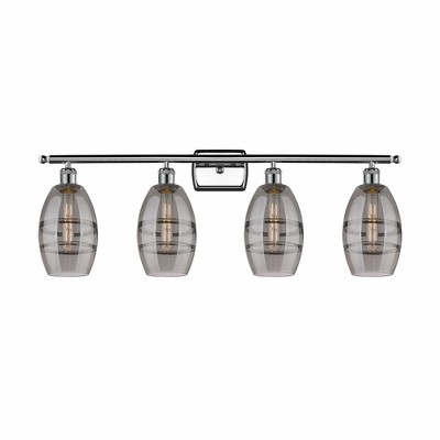 Vaz - 4 Light Bath Vanity In Industrial Style-9.13 Inches Tall and 35.88 Inches Wide