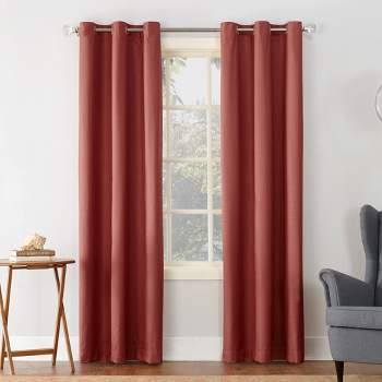 Cooper Textured Thermal Insulated Grommet Top Room Darkening Curtain Panels - Sun Zero