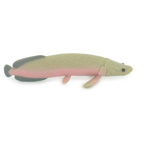 Collectible Wildlife Gifts | Arapaima, Paiche, Amazon River Basin Fish, Hand Painted, Rubber Animal, Realistic Figure, Gift,    3"    SF30 B44 - 1 of 4