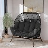 GRANDPATIO Cuddle Wicker Outdoor Lounge Chair with Cushion - 2 of 4
