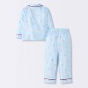 Toddler Girls' 2pc Long Sleeve Brushed Jersey Coat Pajama Set - Cloud Island™ - 2 of 4