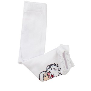 RuffleButts Baby Girls Patterned Footless Ruffle Tights - 1 of 4