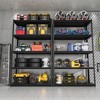 QingMoon 63"H 5 Tier Metal Shelves, Utility Storage Rack,  2000LBS Heavy Duty Storage Shelves, Adjustable Garage Shelf 31.5"W*15.7"D*63"H,Black - 2 of 4