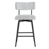 Spruce&Spring Counter Height Swivel Bar Stool Chairs Set of 2 with Metal Frame - 4 of 4