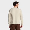 Men's Vintage Textured Crewneck Long Sleeve Shirt - Goodfellow & Co™ - 2 of 3