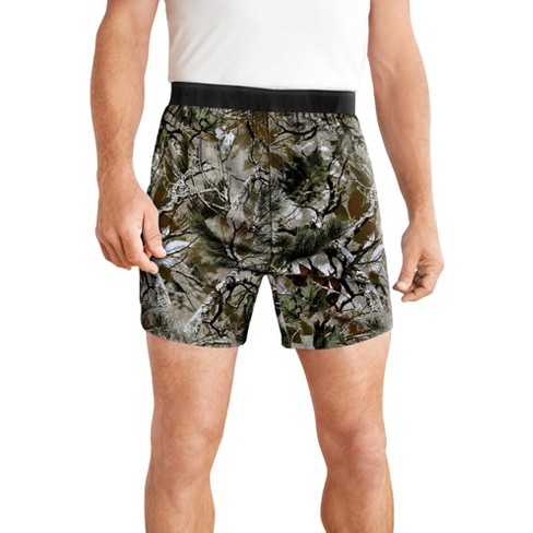 Kingsize Men's Big & Tall Patterned Boxers - Big - 8xl, Woods Camo Brown :  Target