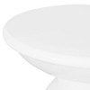 Maggift Patio End Tables Accent Side End Table for Outdoor and Indoor, Garden, Backyard Use, Special Design, White, 15"*15"*20.75" - 2 of 4