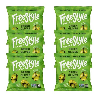 Freestyle Snacks Olive Snack Packs, Original, 1.1oz (Pack of 6)
