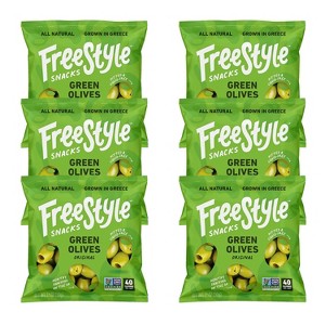 Freestyle Snacks Olive Snack Packs, Original, 1.1oz (Pack of 6) - 1 of 4