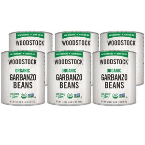 Woodstock Organic Garbanzo Beans - Case of 6/110 oz - 1 of 3