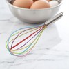 Unique Bargains 12" 6-Wire Whisk Hand Wash Stainless Steel Silicone Assorted Color - 4 of 4