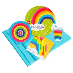 Rainbow Wishes 16 Guest Party Pk, Size: 16 Guest Pk