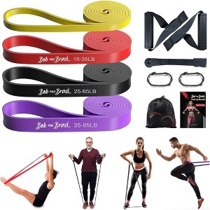 Bob and Brad Resistance Bands for Legs and Butt, Non-Slip Elastic Booty Bands Exercise Stretch Band for Hip Training Yoga with 3 Levels - 1 of 4