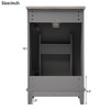 Gulches Contemporary Small Bathroom Vanity Cabinet, White, 20*14.5*33.3 Inches - 4 of 4