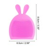 Unique Bargains Silicone Facial Cleansing Brush 3.35"x2.56"x0.63" 1 Pc - 4 of 4