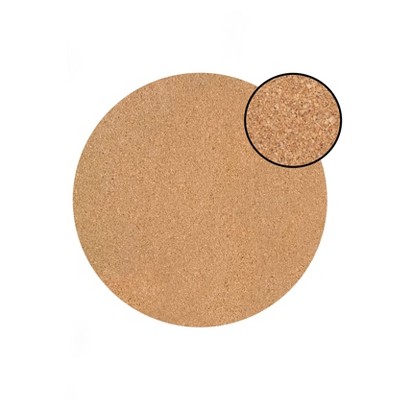Rose Gold and Black Round Cork Placemats Set of 6