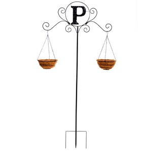 The Lakeside Collection Monogram Double Planter Stakes - 1 of 1