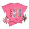 S.W.Smiley Sleigh Girl Sleigh - Womens Garment Dyed Tee - 2 of 3