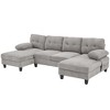 Polibi Ultra-Plush U-Shaped Chenille Sectional Sofa with Dual Chaises - 2 of 4