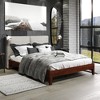 Queen Size Platform Bed with Sturdy Frame for Bedroom - 3 of 4