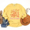 Simply Sage Market Yee Haw State Of Mind Garment Dyed Long Sleeve - M - Mustard - 3 of 4