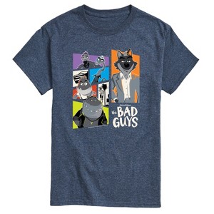Men's - The Bad Guys - Mr. Wolf and Friends Collage Short Sleeve Graphic T-Shirt - 1 of 4