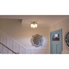Urban Ambiance Luxury Contemporary Ceiling Fixture,  9.875"H x 11.75"W,  Polished Chrome Finish, UHP2296 - 2 of 4