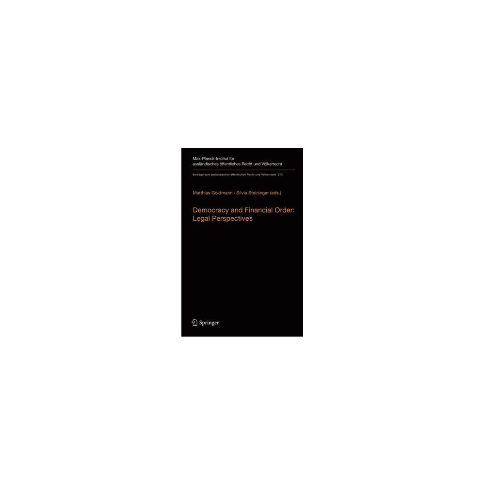 ISBN 9783662555675 product image for Democracy and Financial Order : Legal Perspectives - (Hardcover) | upcitemdb.com