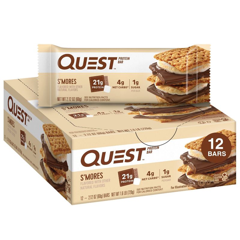 Quest Nutrition 21g Protein Bar - S'mores, 1 of 13