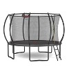 Belatt 12FT Pumpkin Trampoline with Enclosure Net and Ladder – Black & Red, Outdoor Use - 2 of 4