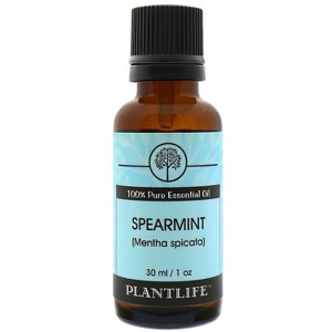 Plantlife Spearmint Essential Oil – 100% Pure & Therapeutic Grade – Natural, Undiluted & Steam-Distilled – No Additives or Fillers – Aromatherapy - 1 of 3