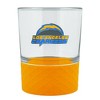 NFL Los Angeles Chargers 14oz Rocks Glass Set with Silicone Grip - 2pc - 3 of 3
