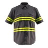 Premium High Visibility Hi Vis Reflective Safety Work Shirts - Half Sleeve - image 3 of 4