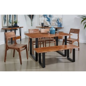 Brownstone Dining Bench - Treasure Trove Accents - 1 of 4