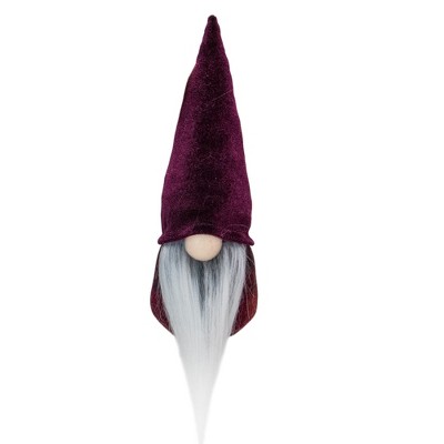 Northlight 9" Purple Plum Standing Gnome Christmas Tabletop Decor