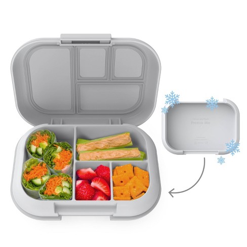 Bentgo Kids' Chill Lunch Box, Bento-style Solution, 4 Compartments &  Removable Ice Pack - Gray : Target