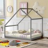 Streamdale Full Size Wooden House Bed, Gray - 2 of 4