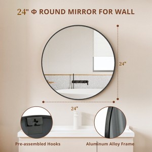 IULULU Round Mirror - 1 of 4