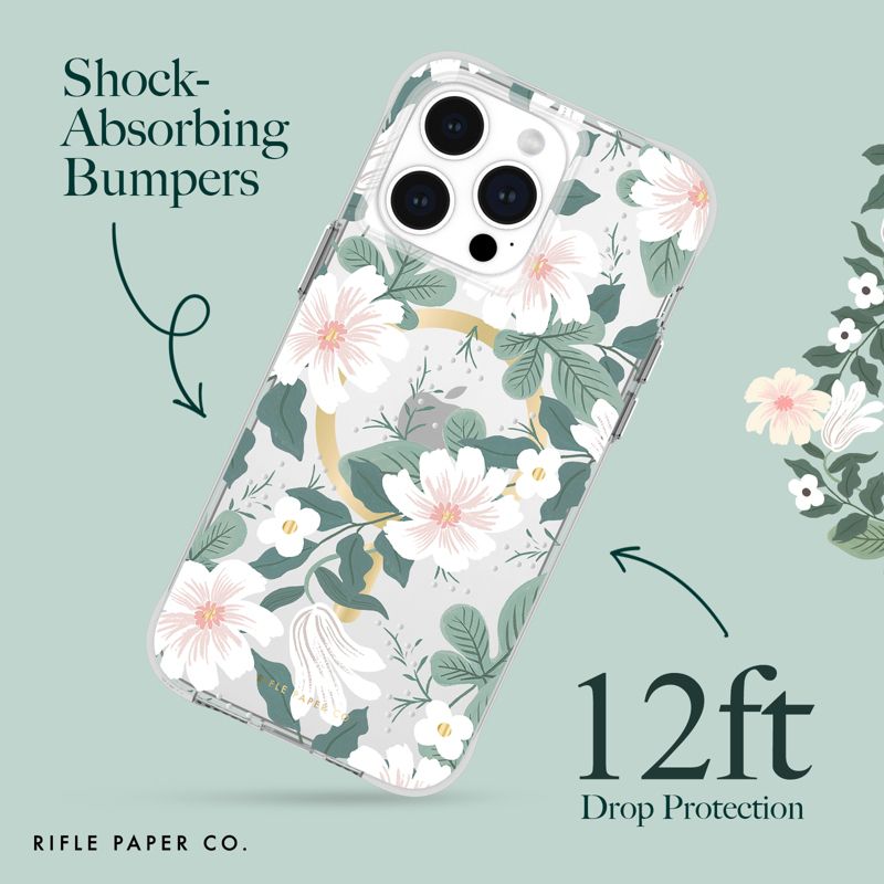 Rifle Paper Co. Apple iPhone 15 Pro Max MagSafe Compatible Floral Case, 2 of 8