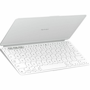 Keys-To-Go 2 Slim Portable Bluetooth Keyboard for Apple, Pale Gray 920-012922 - 1 of 4