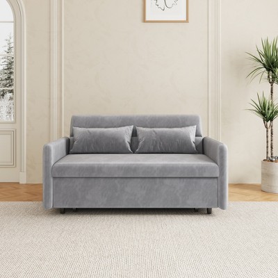 LOVMOR Convertible Sofa Bed, for Small Spaces, Bedroom & Living Room