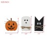 YOOCOZZ 3-Piece Halloween Decoration Sets with Pumpkin, Ghost and Bat Element - 4 of 4