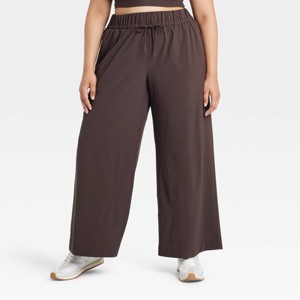 Women's Active Light High-Rise Wide Leg Pants - All In Motion™ - 1 of 4