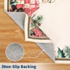 Christmas Area Rugs, Washable Non-Slip Festive Santa Carpet, Soft Low Pile Foldable Stain Resistant for Bedroom, Home - 4 of 4