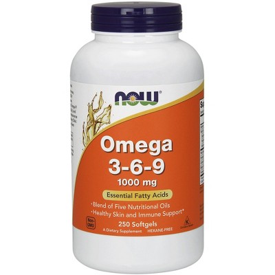 Omega 3-6-9 by Now Foods  -  250 Softgel